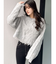 モヘアタッチシャギーショートニットトップス【WEB限定】