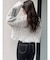 モヘアタッチシャギーショートニットトップス【WEB限定】