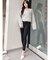 モヘアタッチシャギーショートニットトップス【WEB限定】