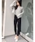 モヘアタッチシャギーショートニットトップス【WEB限定】