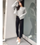 モヘアタッチシャギーショートニットトップス【WEB限定】