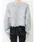 モヘアタッチシャギーショートニットトップス【WEB限定】