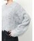モヘアタッチシャギーショートニットトップス【WEB限定】