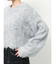 モヘアタッチシャギーショートニットトップス【WEB限定】