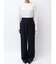 タックストレートパンツ