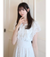 【WEB限定】バックリボンレースノースリワンピース