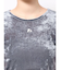 クロップドシアーベロアTシャツ