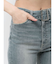 ハイウエストBACKレースアップフレアデニムパンツ