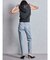 ハイウエストVintage Edge ダメージストレートデニムパンツ