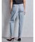 ハイウエストVintage Edge ダメージストレートデニムパンツ