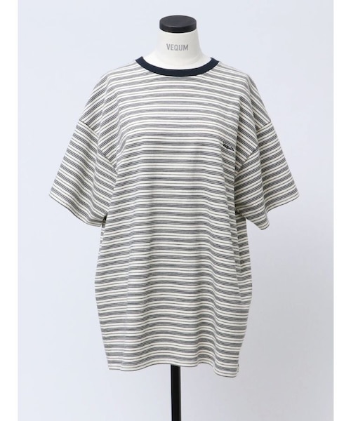 everyone high gauge cotton border Tシャツ VEQUM】HIGH GAUGE BORDER T SHIRT｜マークスタイラー