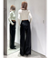 フェイクレザーワイドパンツ