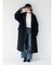 カシミヤ混スムース編みルーズニット