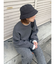 カシミヤ混スムース編みルーズニット