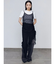 ルーズワイドハイウエストジーンズ