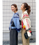 レースアップデザインルーズニット