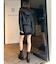フェイクレザーボアスカートライクショートパンツ【SETUP着用可】