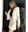 フェイクレザーボアスカートライクショートパンツ【SETUP着用可】