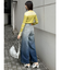グラデーションワイドデニム