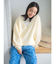 深Ｖネックルーズニット