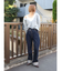 Vネック起毛ルーズニット