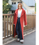 Vネック起毛ルーズニット
