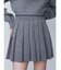チューズプリーツニットミニスカート