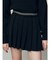 チューズプリーツニットミニスカート
