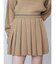 チューズプリーツニットミニスカート