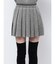 チューズプリーツニットミニスカート