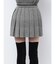 チューズプリーツニットミニスカート