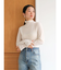 シアーベロアハイネックロングスリーブTee