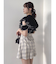 レイヤードプリーツミニスカート