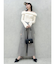 2WAYファーライクネックニットトップス