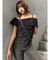 オフショルシャーリングシャツ