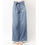 ウエストベルトデザインデニム