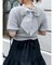 2WAYバックリボンヘアリーニット