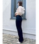 2WAYバックリボンヘアリーニット