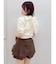 【セットアップ対応】レイヤードスカートパンツ