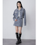 フロッキーデニムミニスカート【セット販売対象】