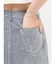 フロッキーデニムミニスカート【セット販売対象】