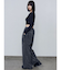サイドリボンベロアパンツ