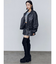 ヴィンテージフェイクレザーブルゾン