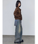 ヴィンテージフェイクレザーブルゾン