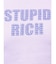 STUPID RICH STONEショートTシャツ