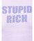 STUPID RICH STONEショートTシャツ