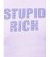STUPID RICH STONEショートTシャツ
