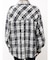 processing checkered print looseシャツ