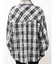 processing checkered print looseシャツ