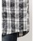 processing checkered print looseシャツ